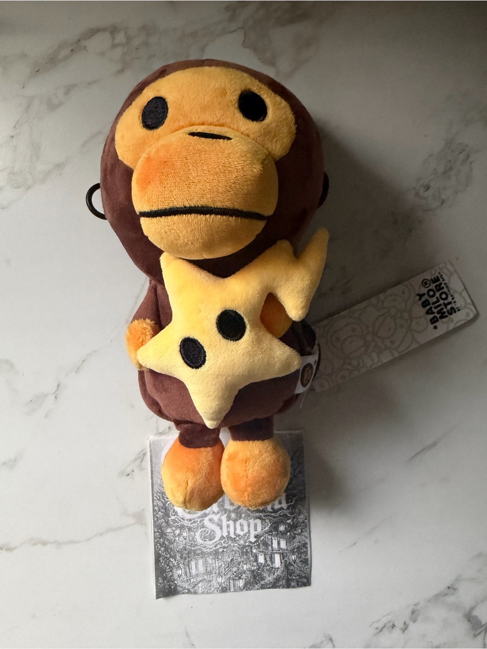 Bape Baby Milo Plush Monkey Crossbody Bag Star 💫